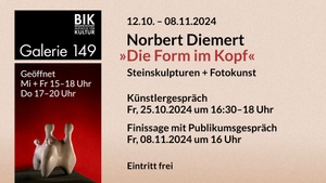 Norbert Diemert »Die Form im Kopf«, Steinskulpturen und Fotokunst