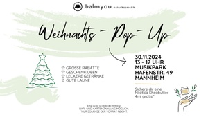 balmyou Weihnachts-Pop-Up