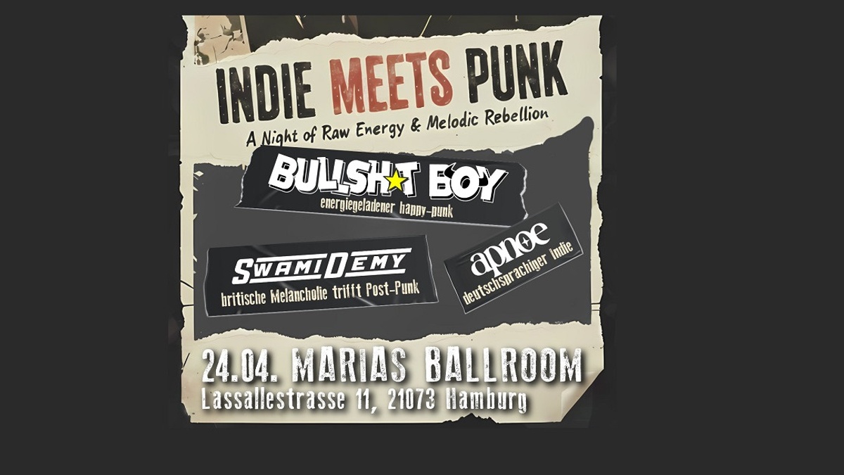 Swamidemy // Bullshit Boy // Apnoe - Indie Meets Punk