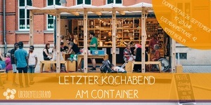 Letzter Kochabend am Container