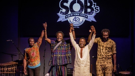 Habib Koité, Aly Keïta, Lamine Cissokho and Mama Koné: Mandé Sila on Tour!