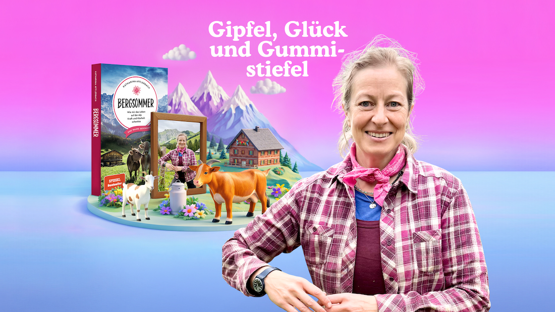 Gipfel, Glück und Gummistiefel - Lese-Show zum Buch "Bergsommer"