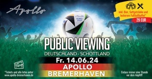 Public Viewing: Deutschland - Schottland