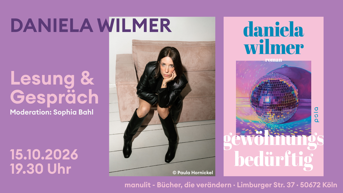 Titelbild der Veranstaltung Lesung - "Gewöhnungsbedürftig" von Daniela Wilmer