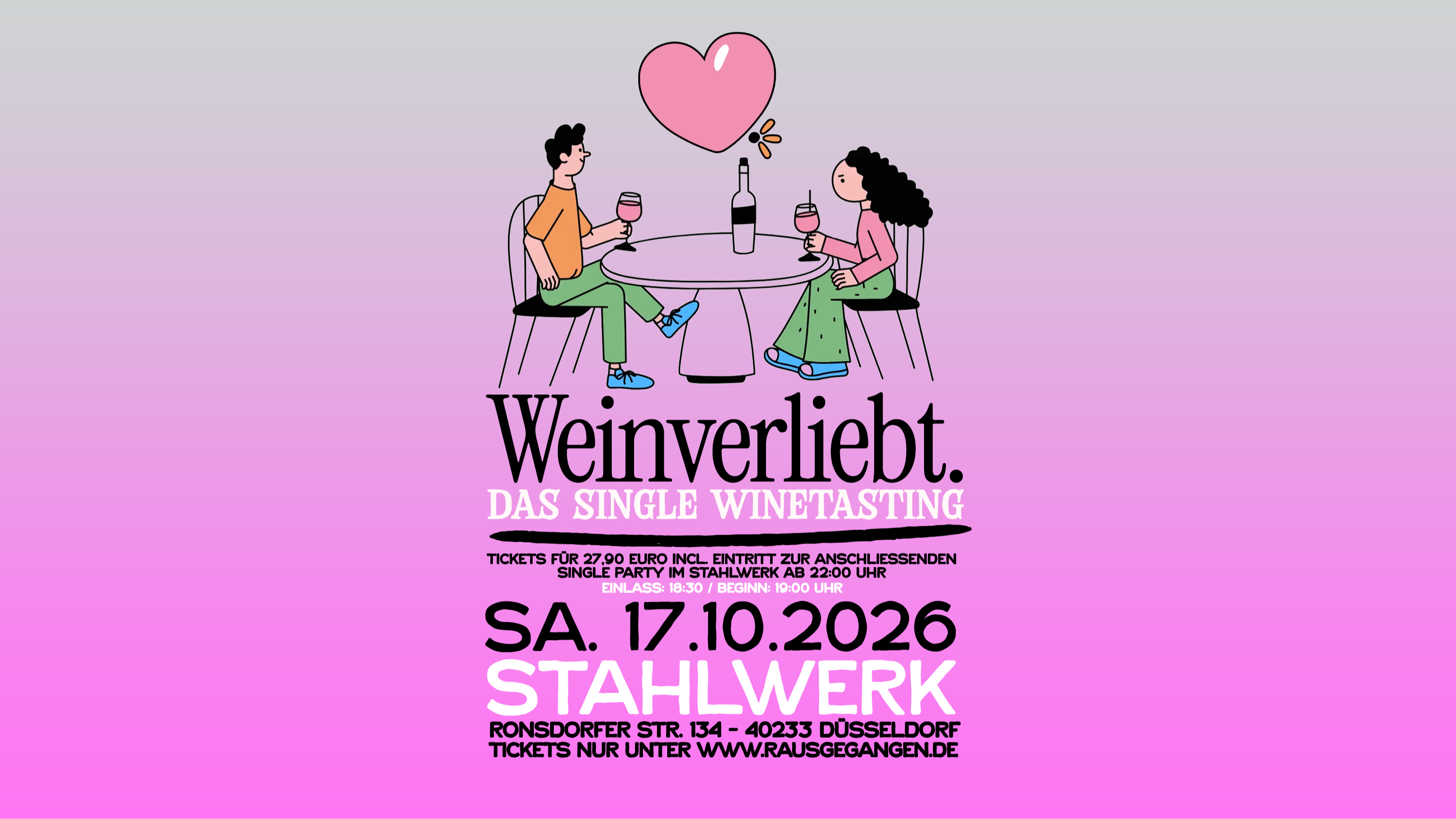 Weinverliebt - Das Single Winetasting