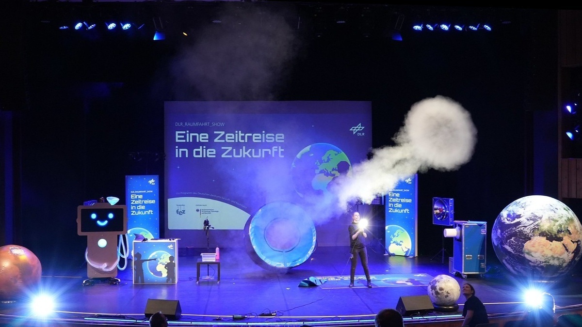 DLR_Raumfahrt_Show: Eine Zeitreise in die Zukunft