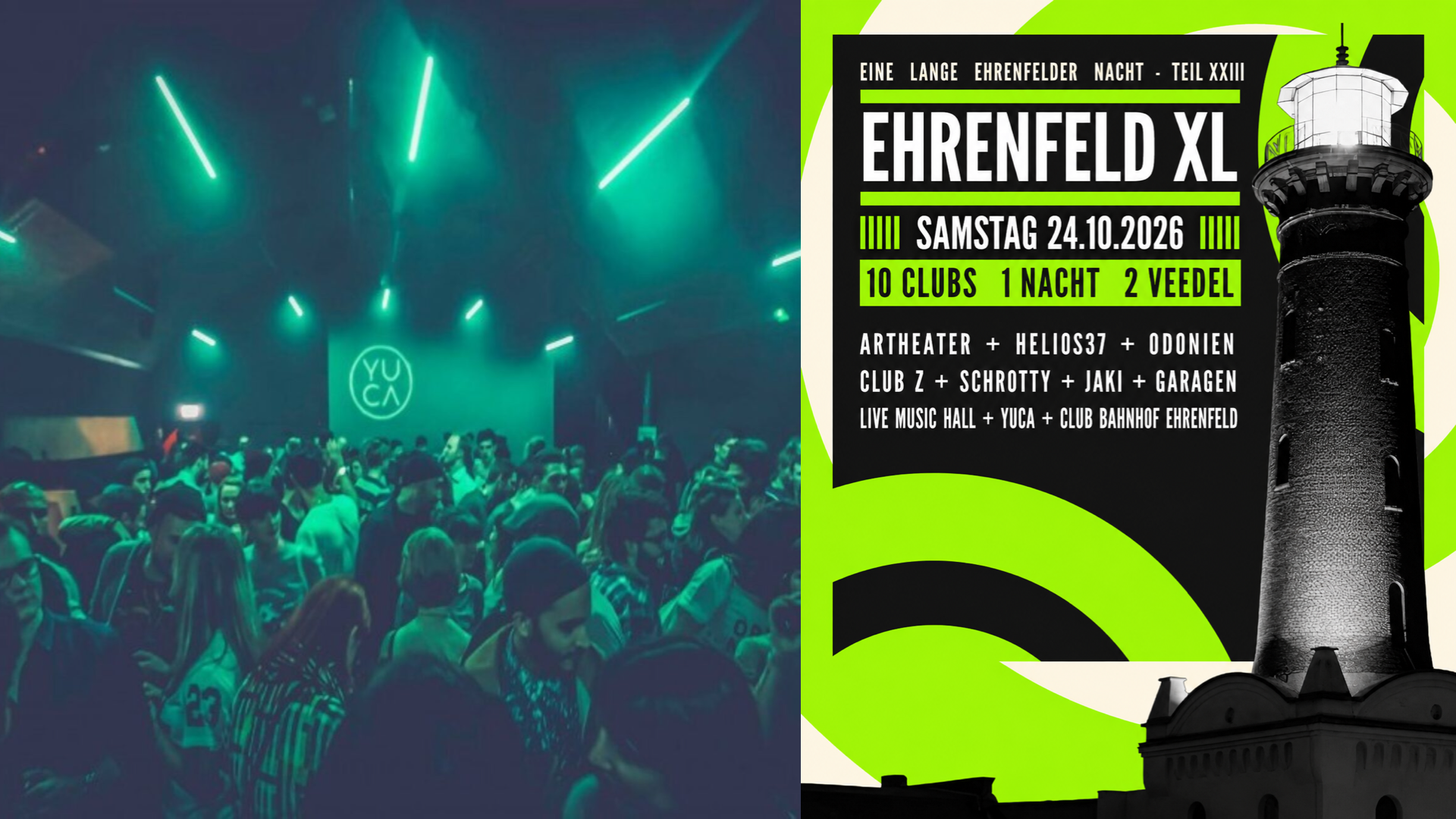 YUCA w/ DJ Mighty Monch (187 Strassenbande) // Ehrenfeld XL – 10 Clubs, 1 Nacht, 2 Veedel