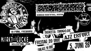 GEWOHNHEITSTRINKER [FR] + BAD TERMS [USA] | 5.6.26 AJZ Erfurt