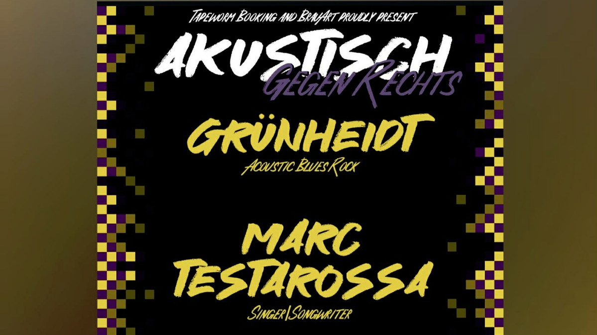 Titelbild der Veranstaltung Akustisch Gegen Rechts