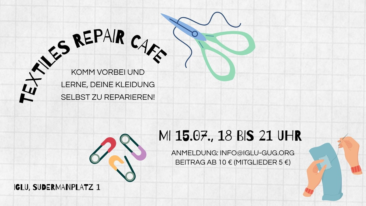 Textiles Repair Café (Workshop für Reparatur & Flicken)