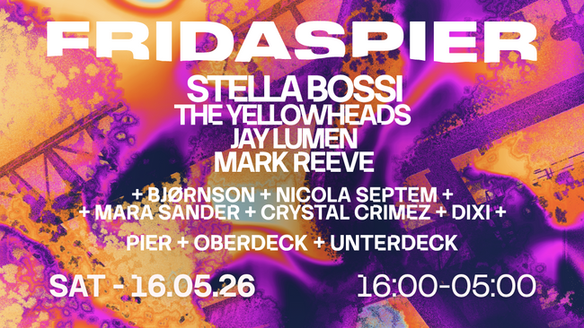 14-STUNDEN-RAVE FESTIVAL AUF FRIDAS PIER w/ STELLA BOSSI