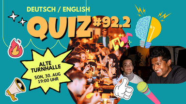Quiz #92-2 @ Alte Turnhalle - Friedrichshain (DEU/ENG)