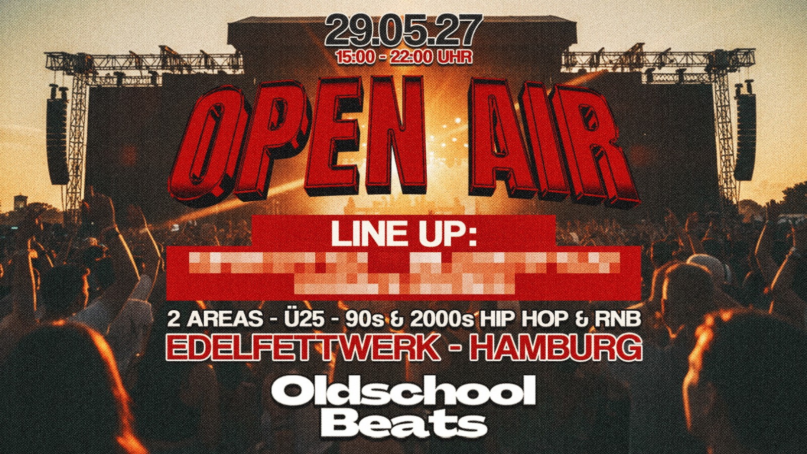 Oldschool Beats Open Air @ Edelfettwerk Hamburg