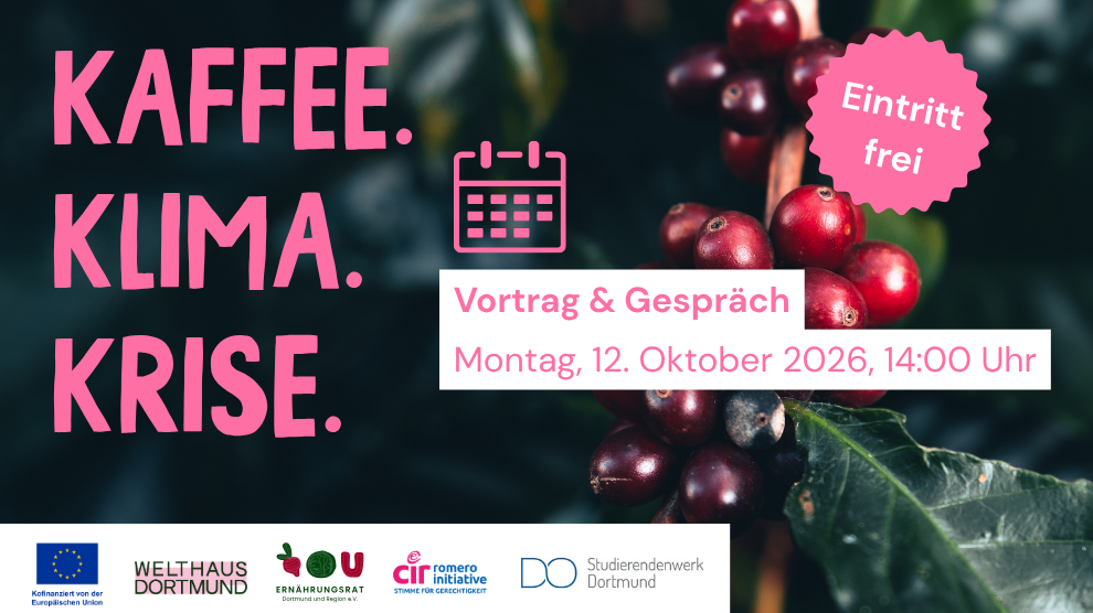 Vortrag und Diskussionsrunde: Kaffee. Klima. Krise.