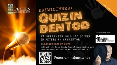 Krimi Dinner " Quiz in den Tod"