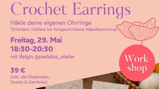 Crochet Earrings Workshop