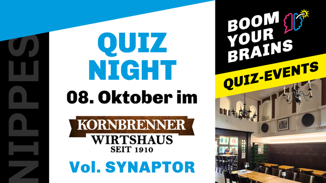 Quiz-Night Nippes | Vol. Synaptor | Boom Your Brains