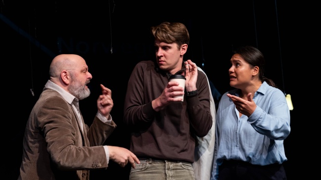 Der Mann im Tauchanzug