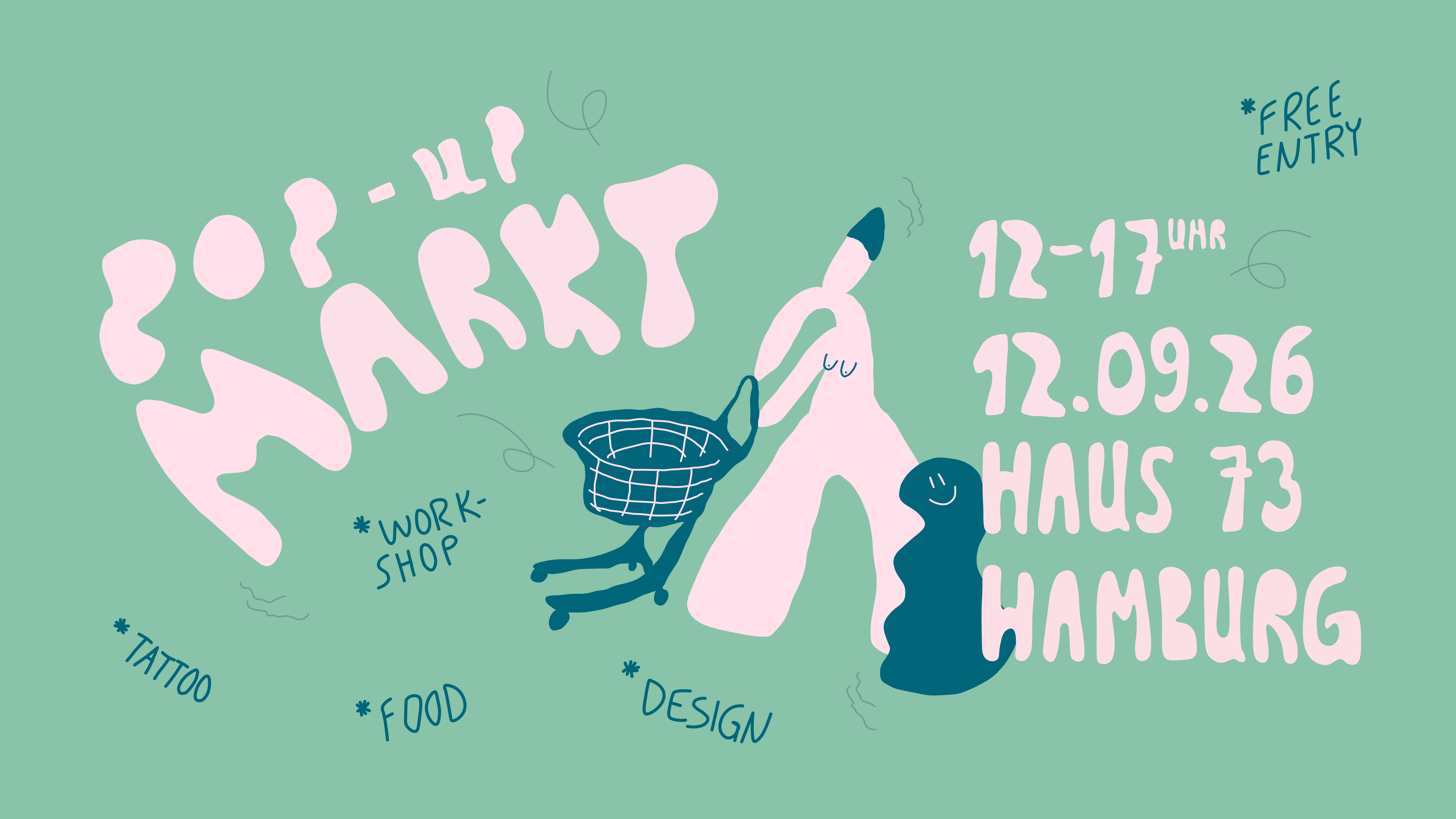 Pop Up Markt für Design und Kreatives