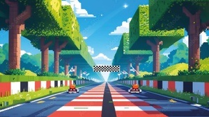 Mario Kart mit Liveband