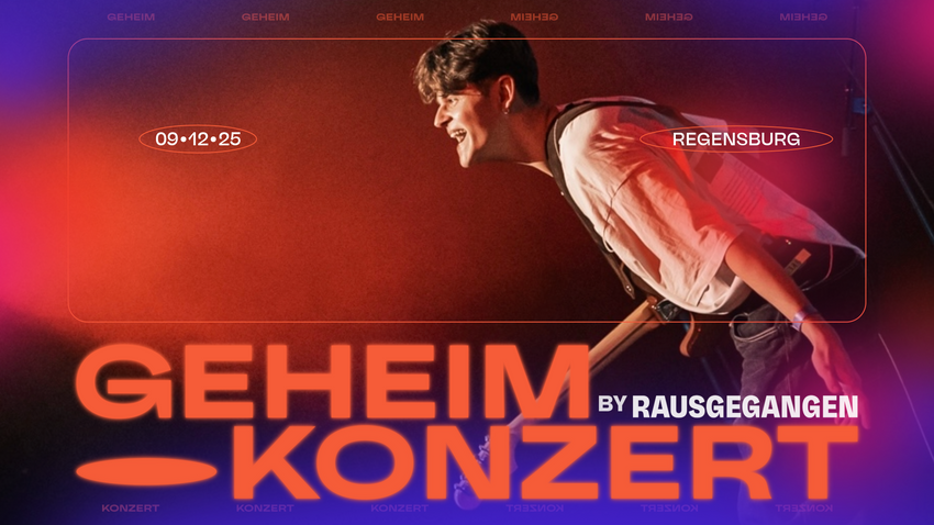 Geheimkonzert Regensburg | MYSTERIOUS WINTER CLOSING EDITION ✨ by Rausgegangen