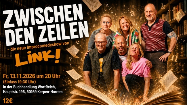 "Zwischen den Zeilen" - die neue Improcomedyshow von LINK!