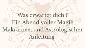 Cosmic Circel Krebs Neumond + Makramee