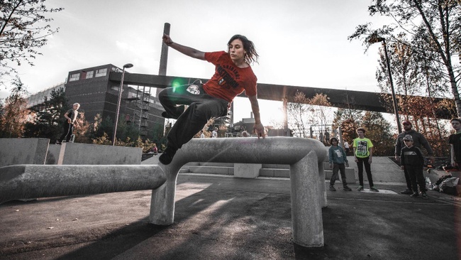 Parkour: Mädchentraining