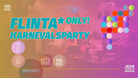 FLINTA* (only!) Karnevals Party