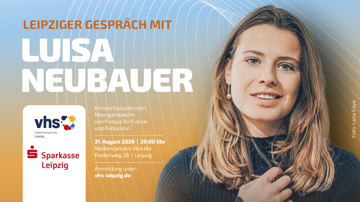 Leipziger Gespräch mit Luisa Neubauer