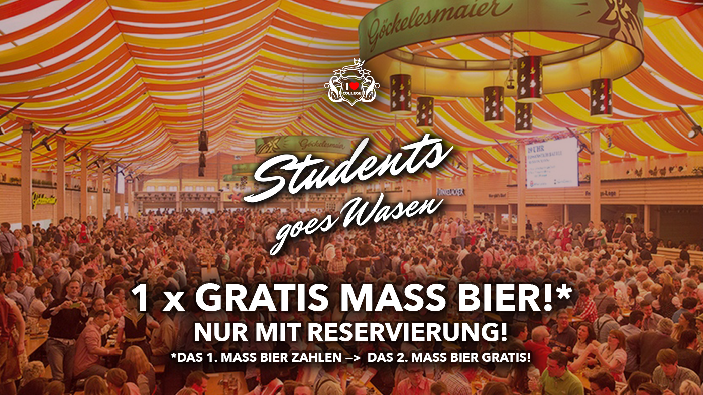Students goes Wasen - Mi. 30.09.26 @ Göckelesmaier