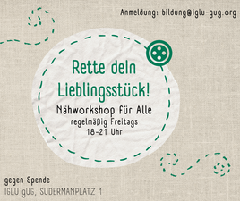 Rette dein Lieblingskleidungsstück! Nähworkshop für Alle!