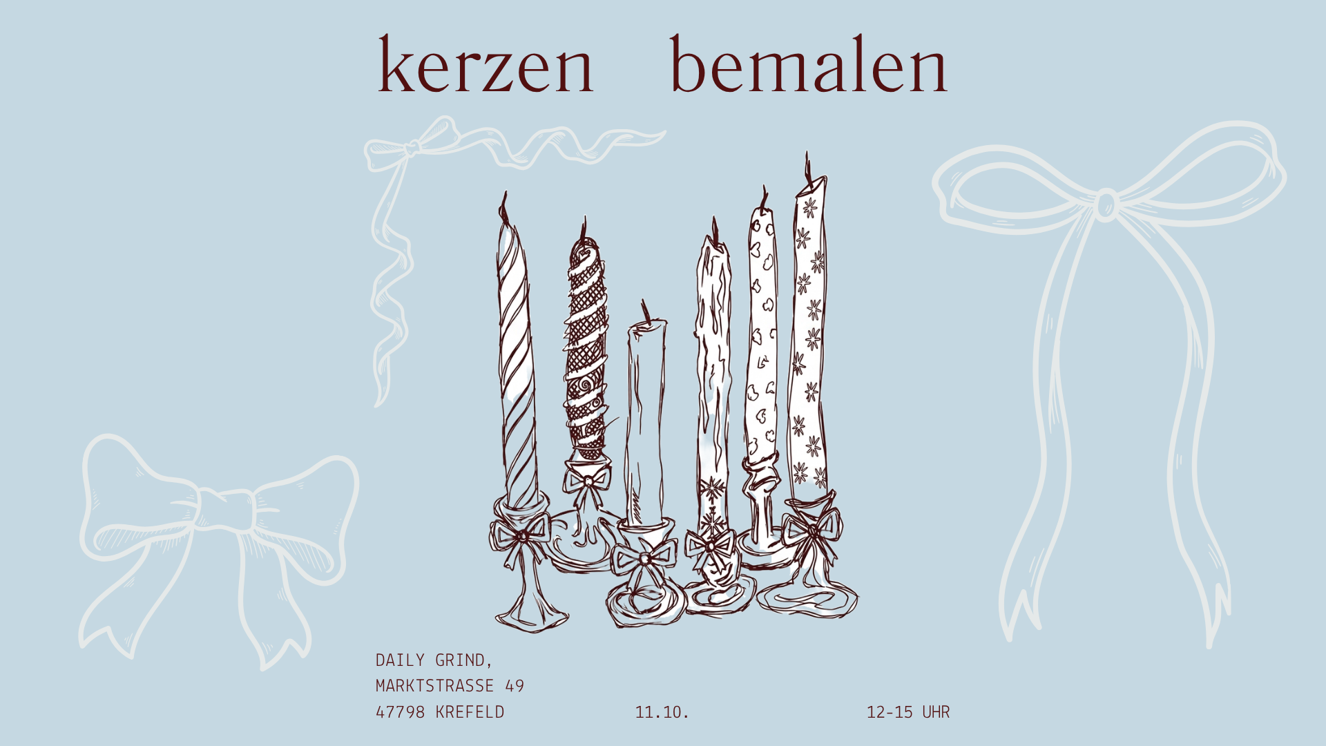 re:create | Kerzen bemalen