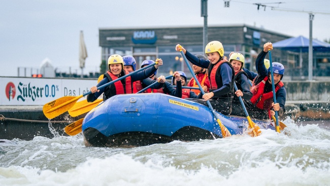 Rafting- und Surfstart