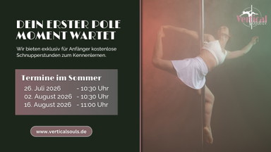 Pole fitness class for absolute beginners