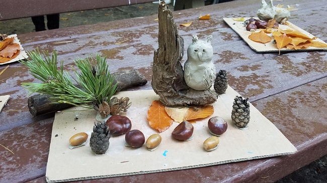 Herbstbasteln im Wildpark Schwarze Berge