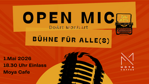 Offene Bühne - Kunst für Alle, Spoken Word - Musik -