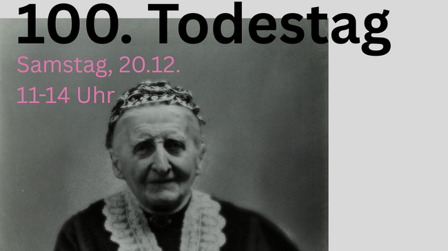 Ottilie Hoffmanns 100. Todestag