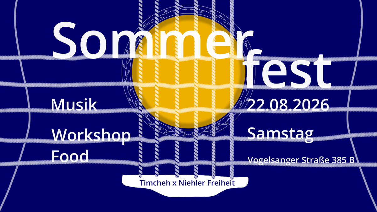 Titelbild der Veranstaltung Sommerfest I Timcheh x NF