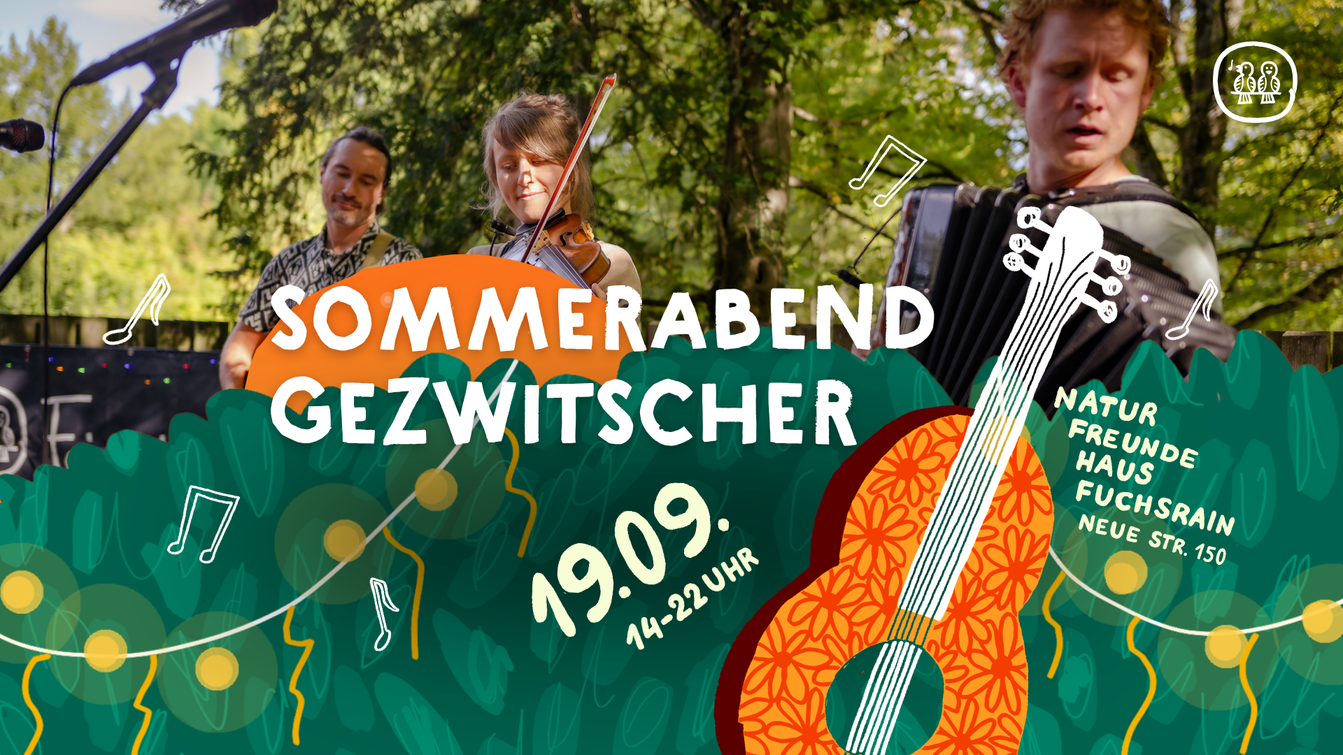 Sommerabendgezwitscher Festival | Das familienfreundliche Tagesfestival mit Singer-Songwriter, Indie, Folk und Kinderprogramm