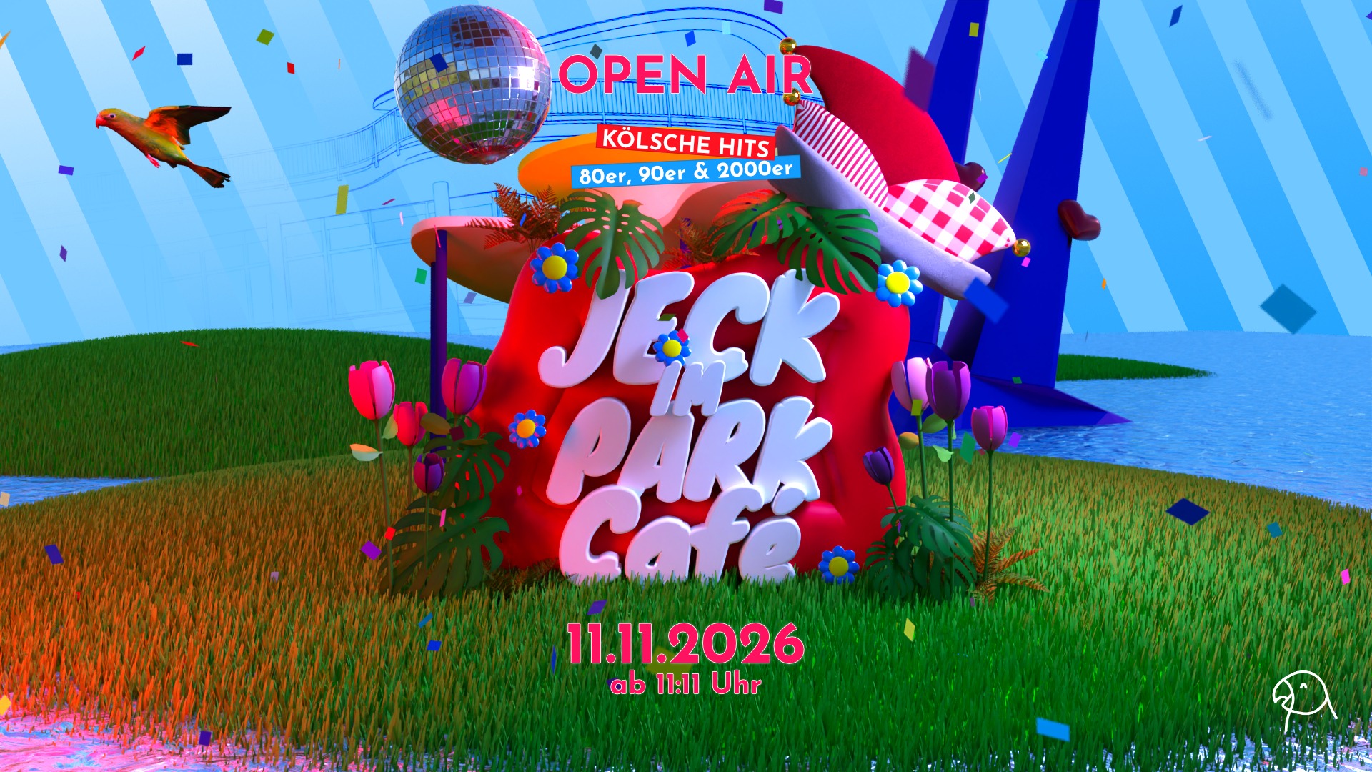 JECK IM PARK CAFÉ 💙🤍 11.11 – OPEN AIR