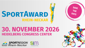9. SportAward Rhein-Neckar 2026 – gemeinsam die Sportler:innen der Region feiern