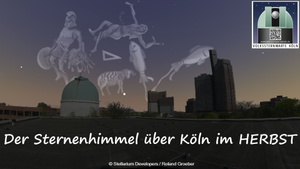 Der Sternenhimmel über Köln im Herbst