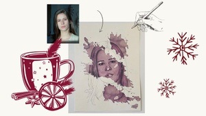 Glühwein meets Art - Zeichne dein Weihnachtsgeschenk