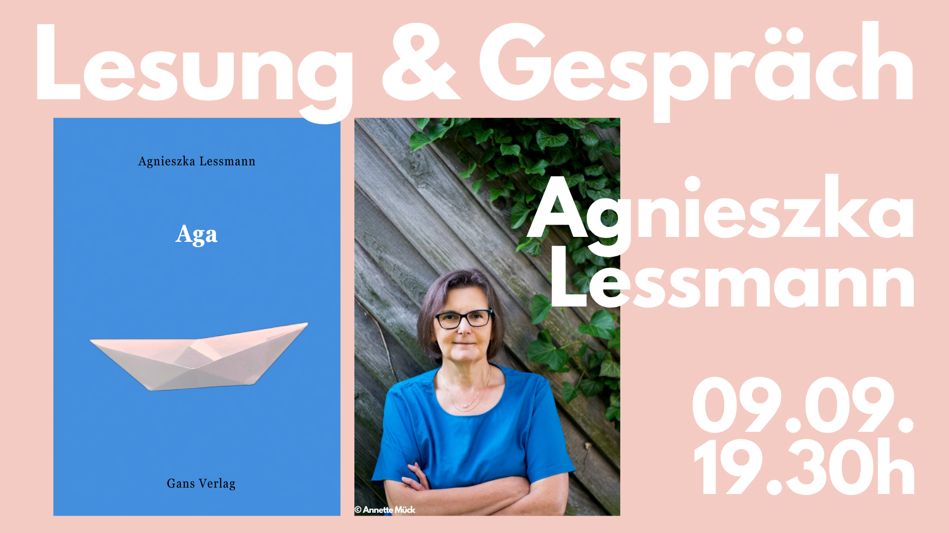 Lesung & Gespräch mit Agnieszka Lessmann ("Aga")