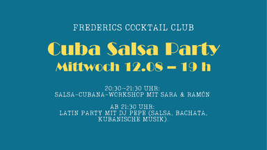 SUMMER CUBAN SALSA PARTY im Frederics 🌴
