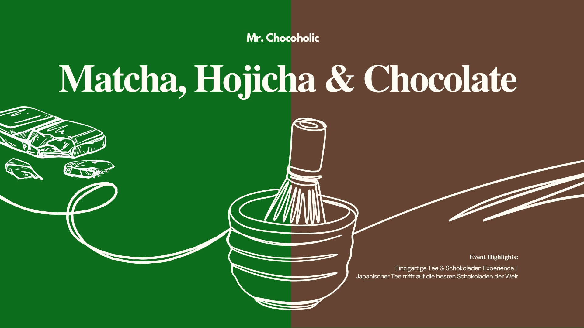 Matcha, Hojicha & Schokoladen Tasting – in Dortmund