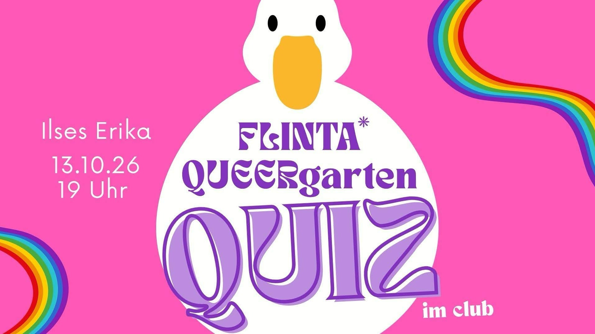DAS ILSES ERIKA QUEERGARTEN QUIZ (im Club)