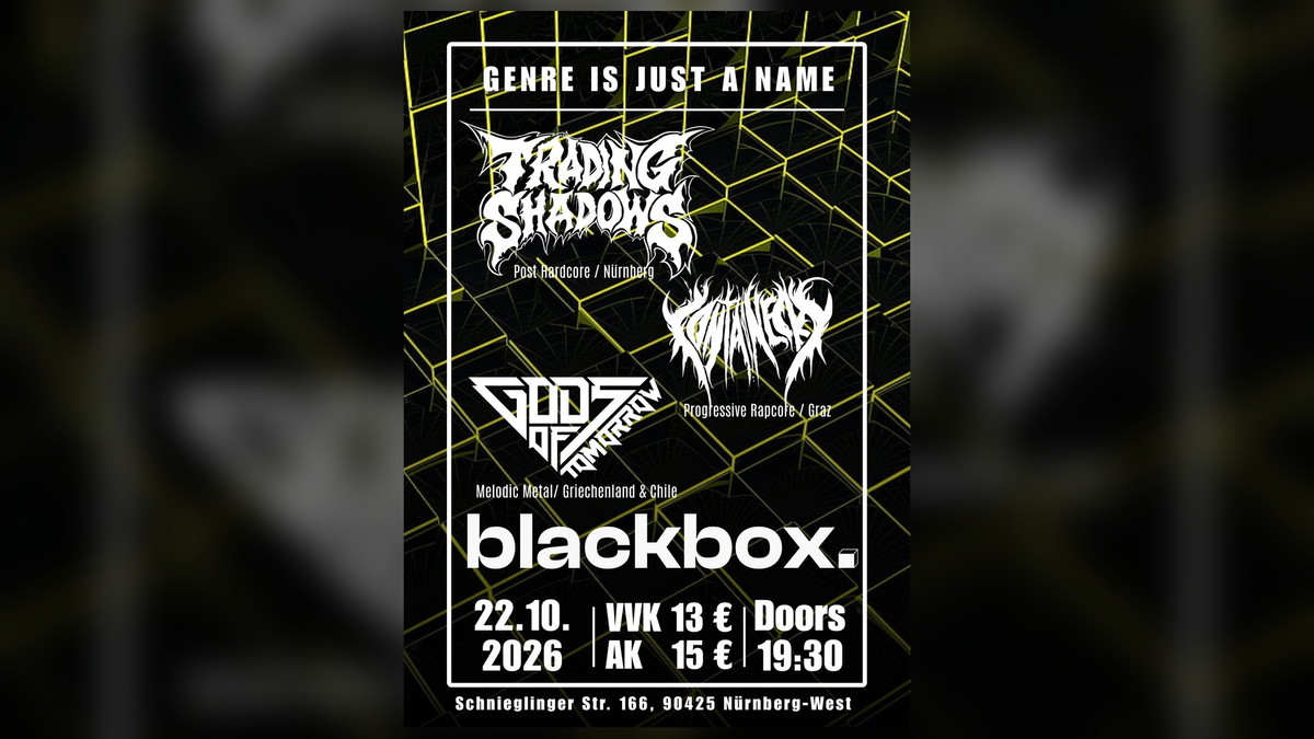 Titelbild der Veranstaltung Trading Shadows X Containecks X Gods of Tomorrow