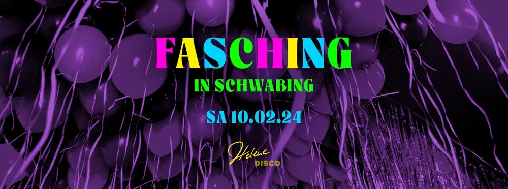 FASCHING in Schwabing 🎭